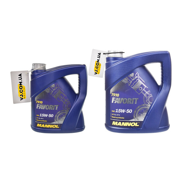 Mannol Favorit 15W-50 1 л, (MN7510-1) моторна олива