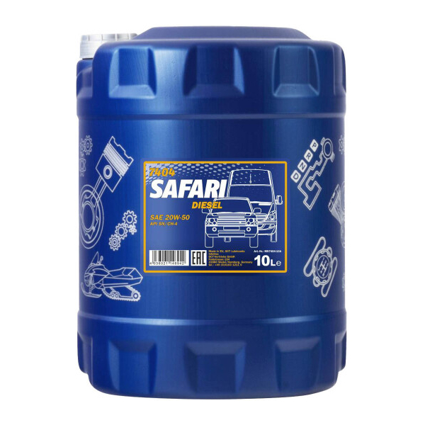 Mannol Safari 20W-50 10 л, (MN7404-10) моторна олива