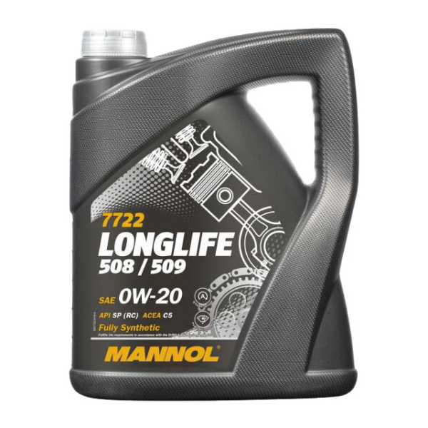 Mannol OEM Longlife 508/509 0W-20 5 л, (MN7722-5) моторна олива