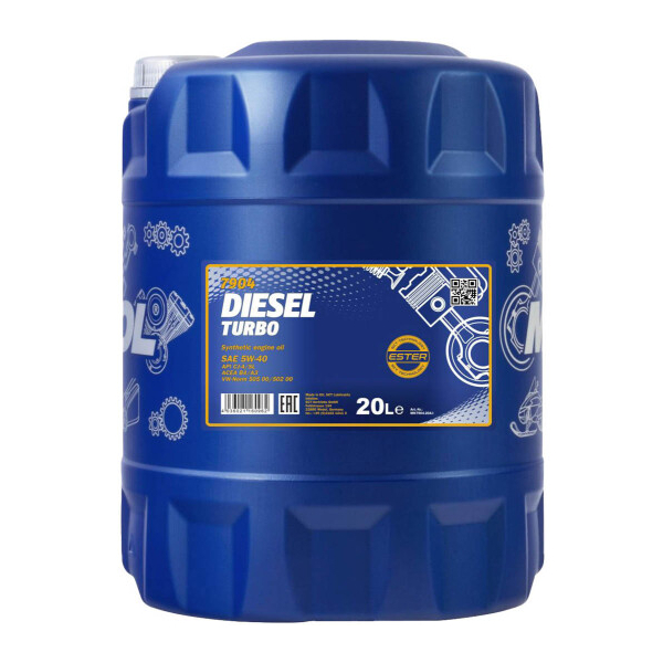 Mannol Diesel Turbo 5W-40 20 л, (MN7904-20) моторна олива