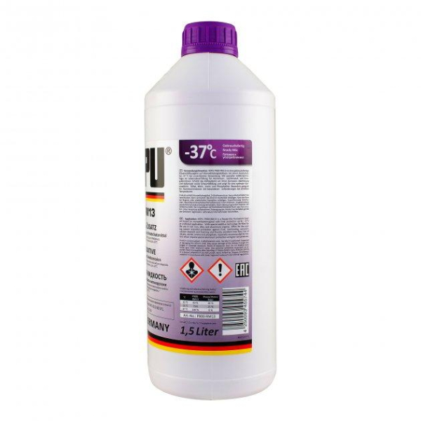 Hepu G12+ фиолетовый,1,5 л (P900RM12PLUS12) готовый антифриз
