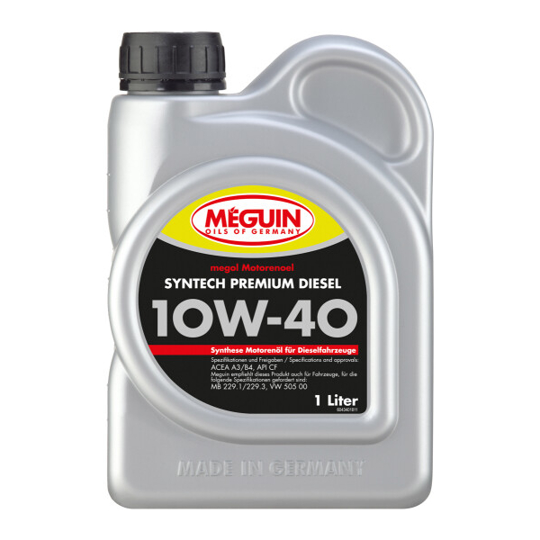 Meguin Syntech Premium Diesel 10W-40 1 л, (4340) моторна олива