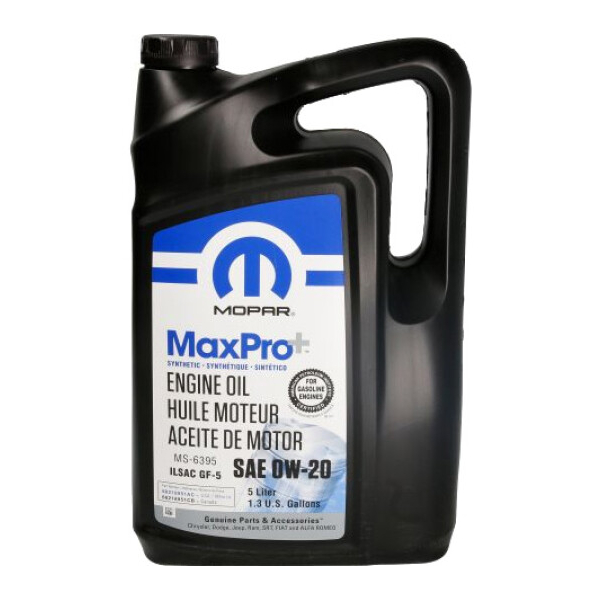 Mopar MaxPro Plus 0W-20 5 л, (68218951AB) моторна олива