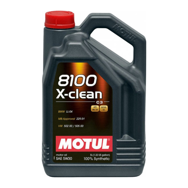 Motul 8100 X-Clean 5W-30 5 л, (102020) моторна олива