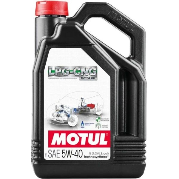 Motul LPG-CNG SAE 5W-40, 4 л (854654) моторна олива