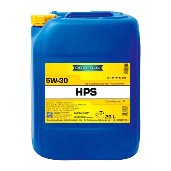 Ravenol HPS 5W-30 20 л, (1111117020) моторна олива