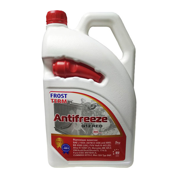 Готовий антифриз FrostTerm G12 червоний -40 °C