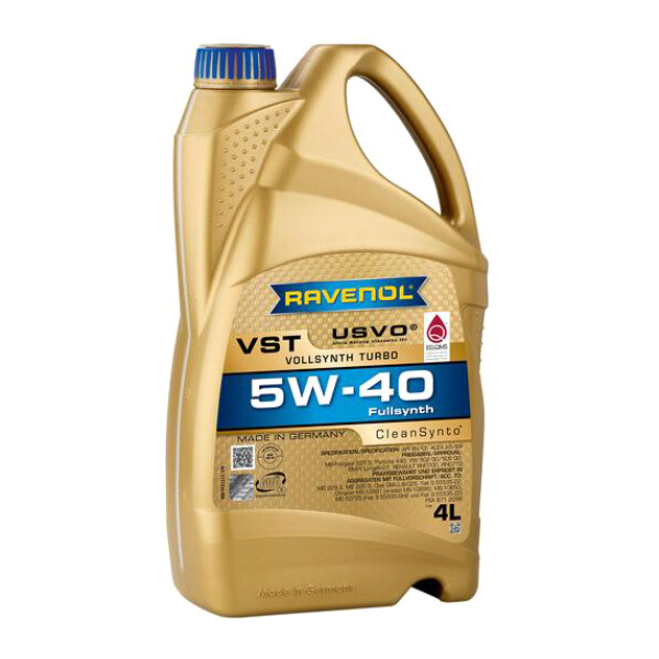 Ravenol VST 5W-40 4 л, (1111136004) моторное масло
