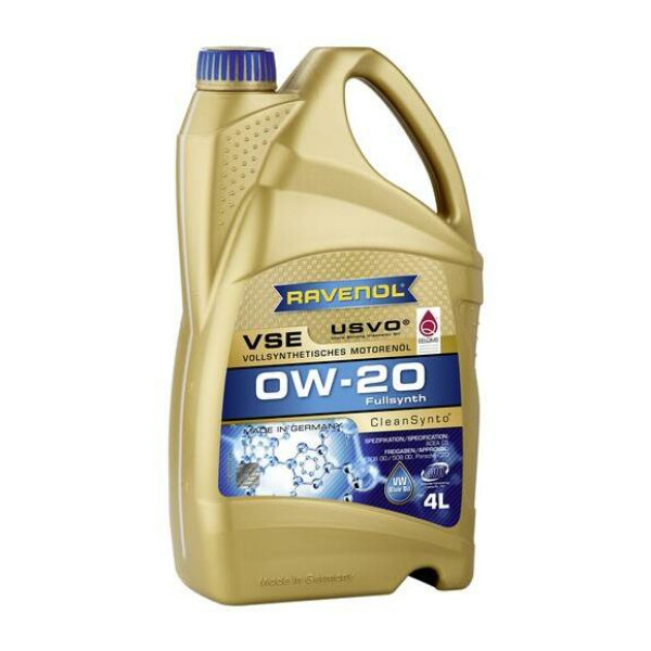 Ravenol VSE 0W-20 4 л, (1111112004) моторна олива