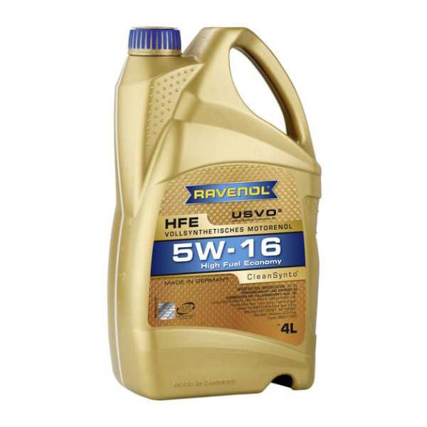 Ravenol HFE 5W-16 4 л, (1111104004) моторное масло