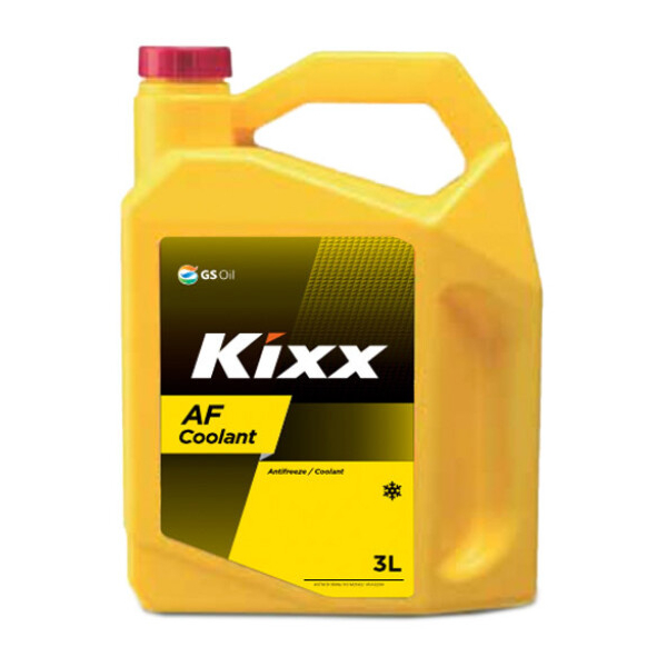 Kixx AF Coolant зеленый, 3 л (GS112110) концентрат антифриза