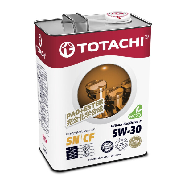 Totachi Ultima Ecodrive F 5W-30 4 л, моторна олива