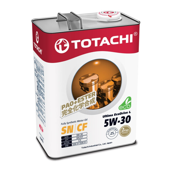 Totachi Ultima Ecodrive L 5W-30 4 л, моторна олива