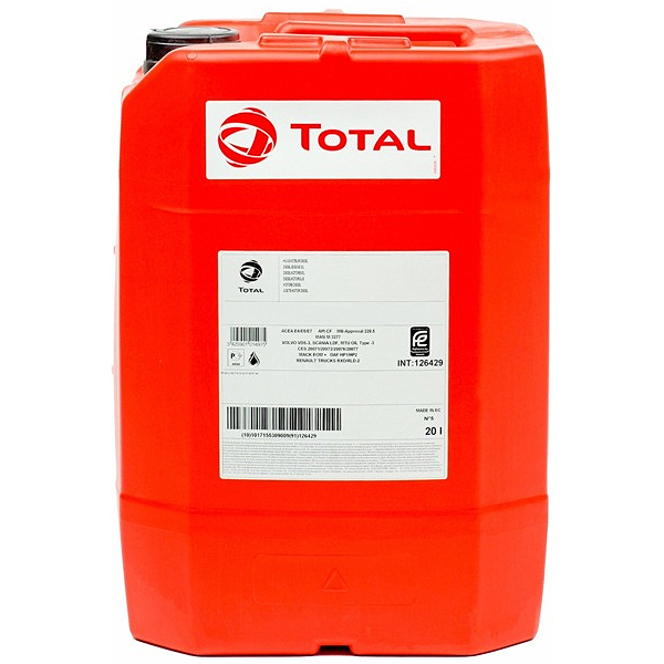 Total Rubia TIR 7400 10W-40, 20 л (227211) моторна олива