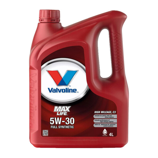 Valvoline MaxLife C3 5W-30 4 л, (872368) моторна олива
