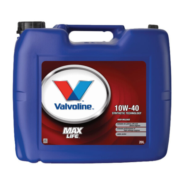 Valvoline MaxLife 10W-40 20 л, (872328) моторна олива