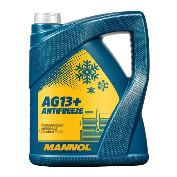 Mannol AG13+ Advanced желтый, 5 л (MN4114-5) концентрат антифриза