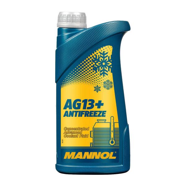 Mannol AG13+ Advanced желтый, 1 л (MN4114-1) концентрат антифриза