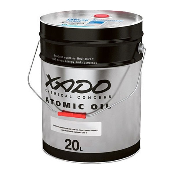 Xado Atomic SG/CF-4 Silver 10W-40 20 л, (xa28523) моторна олива