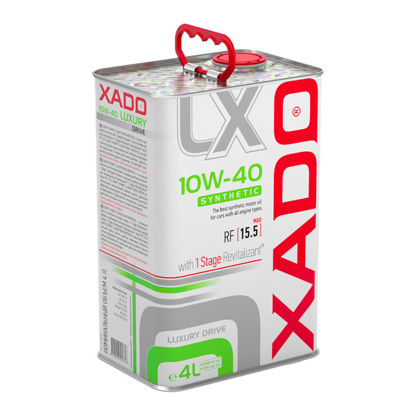 Xado Luxury Drive 10W-40 4 л, (xa20275) моторна олива