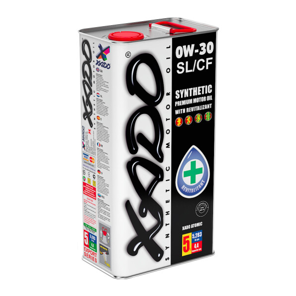 Xado Atomic SL/CF 0W-30 5 л, (xa20301) моторна олива