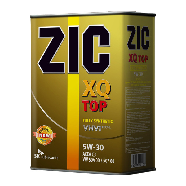 ZIC XQ Top 5W-30 4 л, (167145) моторна олива