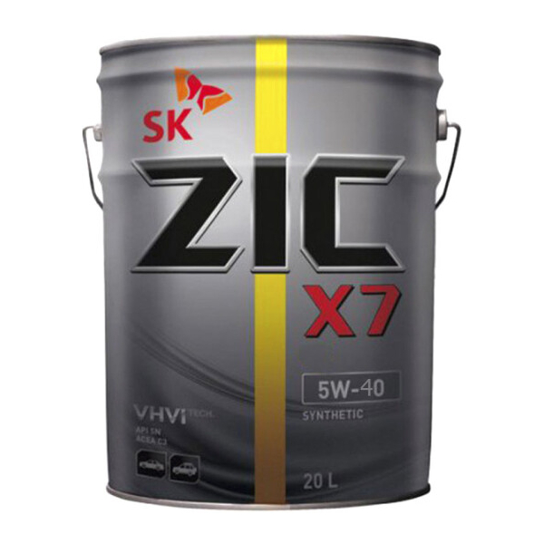 ZIC X7 5W-40 20 л, (192662) моторна олива