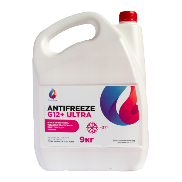 Готовый антифриз NanoFrost Ultra G12+ розовый -37 °C