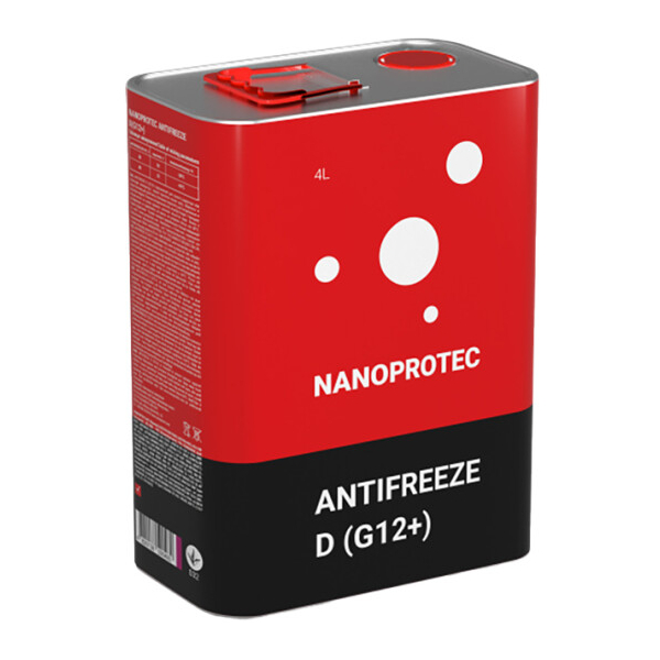 Nanoprotec D G12+ фиолетовый, 4 л (NP3203504) концентрат антифриза