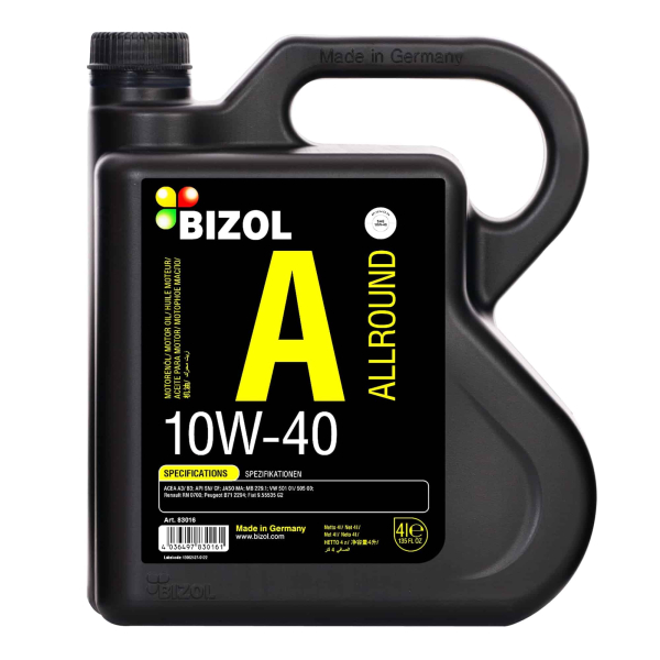 Bizol Allround 10W-40 4 л, (83016) моторна олива