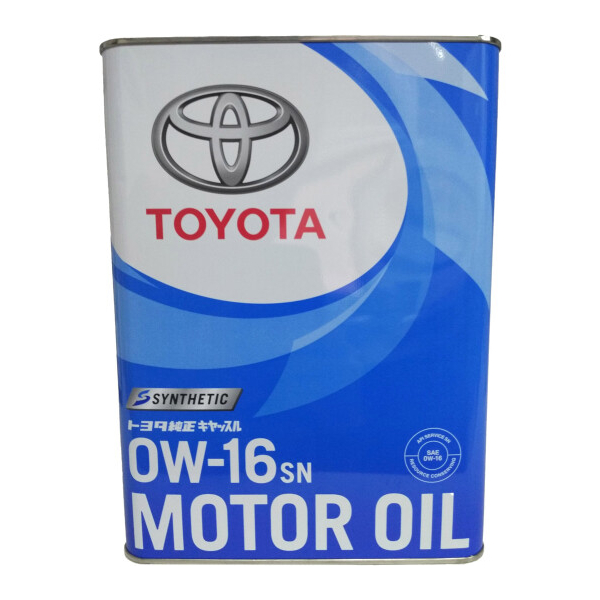 Toyota 0W-16 4 л, (0888012105) моторна олива