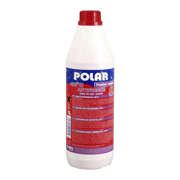 Готовый антифриз Polar Premium Long Life G12 красный -36 °C
