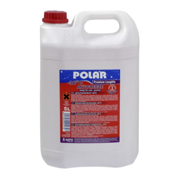 Готовый антифриз Polar Premium Long Life G12 красный -36 °C