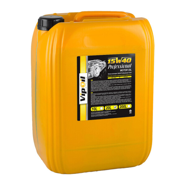 VIPOIL Professional 15W-40 20 л, (162846) моторна олива