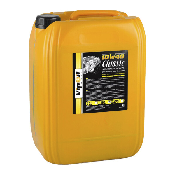 VIPOIL Classic 10W-40 20 л, (162836) моторна олива