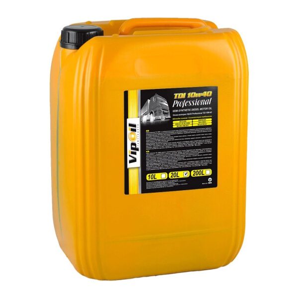 VIPOIL Professional TDI 10W-40 20 л, (162841) моторна олива