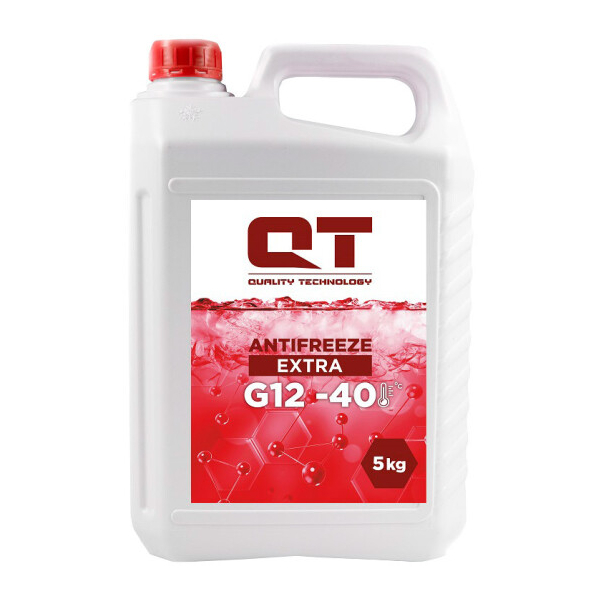 Готовый антифриз QT Extra G12 красный -40 °C