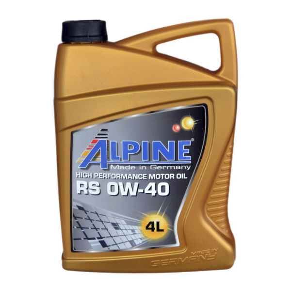 Alpine RS 0W-40 4 л, (100228) моторное масло