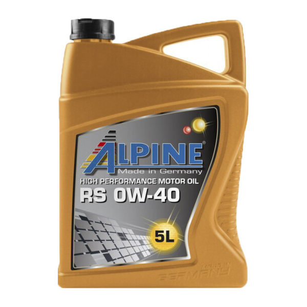 Alpine RS 0W-40 5 л, (100222) моторное масло
