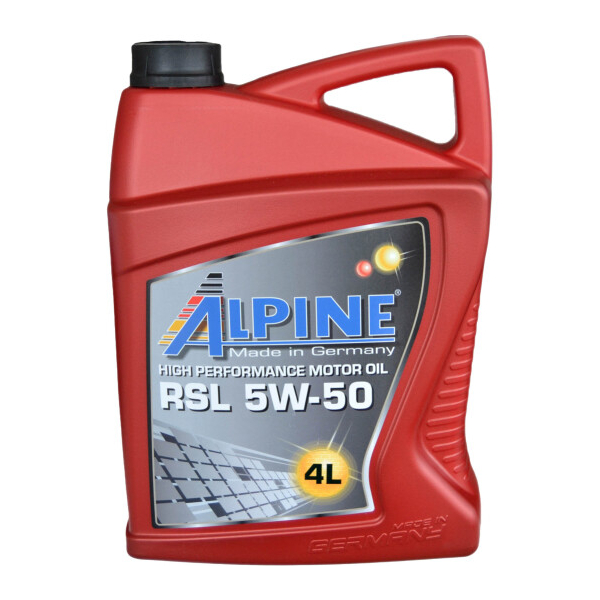 Alpine RSL 5W-50 4 л, (101428) моторное масло