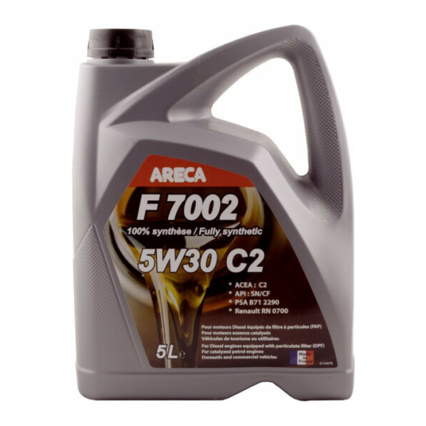 Areca F7002 С2 5W-30 5 л, (022f000500) моторна олива