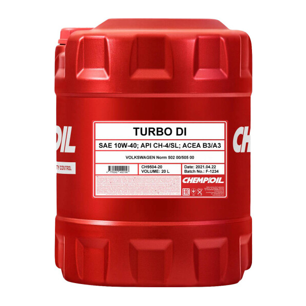 Chempioil Turbo DI 10W-40 20 л, (CH9504-20) моторна олива