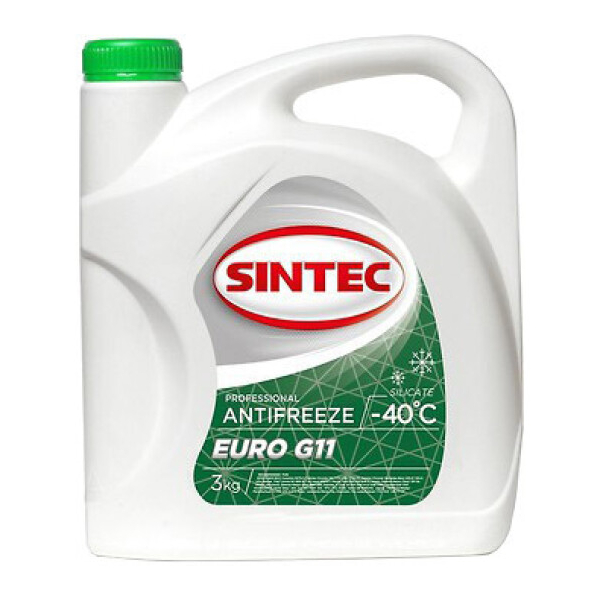Готовый антифриз Sintec EURO G11 зеленый -40 °C