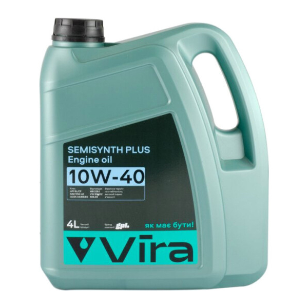 VIRA SemiSynthetic Plus 10W-40 4 л, (VI0352) моторна олива