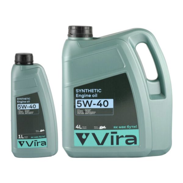 VIRA Synthetic 5W-40 1 л, (VI0311) моторна олива