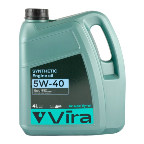 VIRA Synthetic 5W-40 4 л, (VI0354) моторна олива