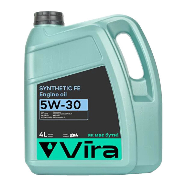 VIRA Synthetic FE 5W-30 4 л, (VI0267) моторна олива