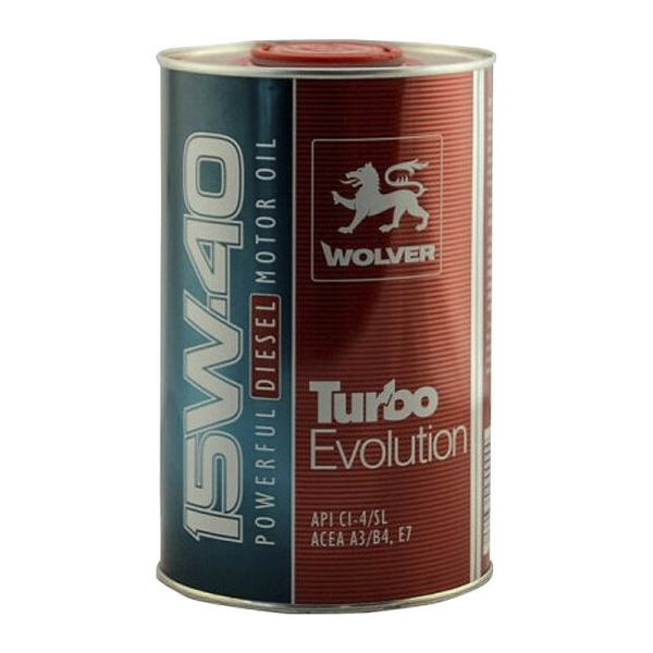Моторна олива Wolver Turbo Evolution 15W-40