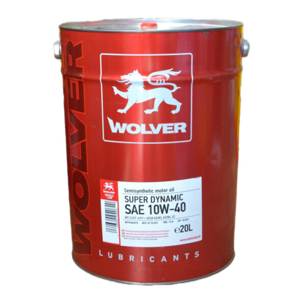 Wolver Super Dynamic 10W-40 20 л, моторна олива