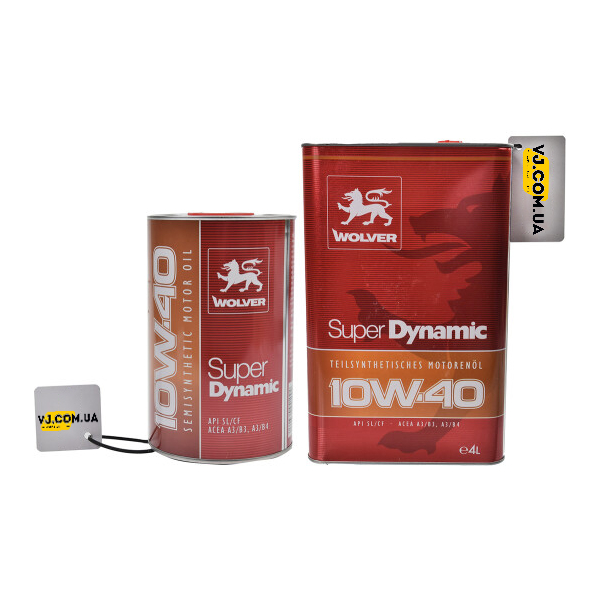 Wolver Super Dynamic 10W-40 1 л, моторное масло